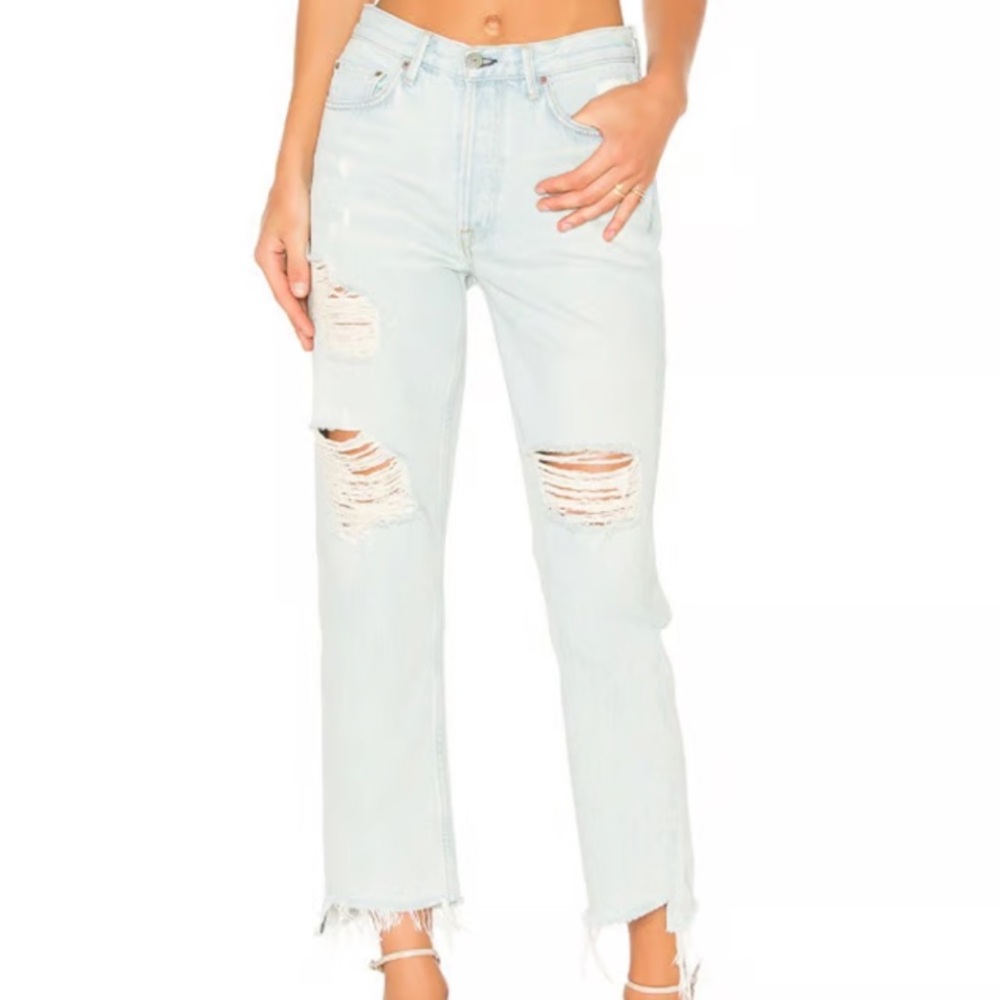 GRLFRND Helena Straight Leg Jeans